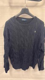 Ralph lauren polo zwarte kabel trui maat xl, Kleding | Dames, Verzenden, Zo goed als nieuw, Maat 46/48 (XL) of groter, Zwart