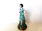 art deco beeldje flapper girl, houder hoedenspelden, hatpin, Ophalen of Verzenden