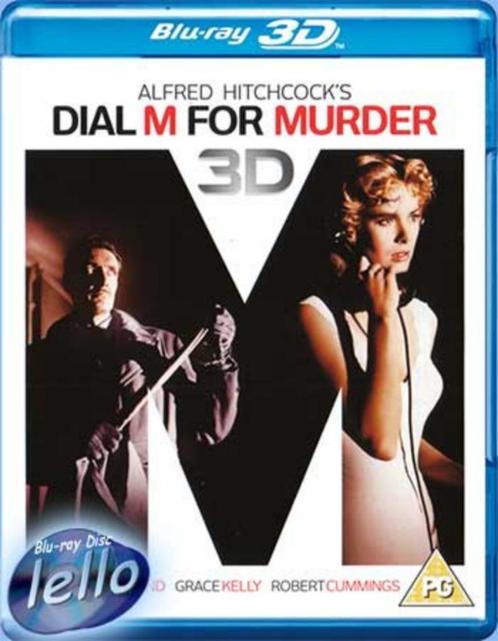 Blu-ray 3D Dial M for Murder (1954 Ray Milland Grace Kelly)U, Cd's en Dvd's, Blu-ray, Thrillers en Misdaad, 3D, Ophalen of Verzenden