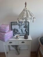 Balinese Parasol - Wit met Zilver - Nieuwstaat, Ophalen, Nieuw