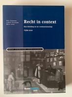Boom - Recht in context, 5e druk, Ophalen of Verzenden, Alpha, Zo goed als nieuw, WO