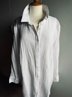stoere JFY lange witte katoenen blouse M 46 z.g.a.n., Ophalen of Verzenden, Zo goed als nieuw, JFY, Blouse of Tuniek