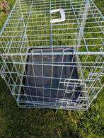 Metalen hondenbench 63 x 48 (56 hoog) met 2 deuren, Dieren en Toebehoren, Ophalen