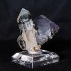 fluoriet, kwarts & chloriet uit yaogangxian, Verzamelen, Mineralen en Fossielen, Ophalen of Verzenden, Mineraal