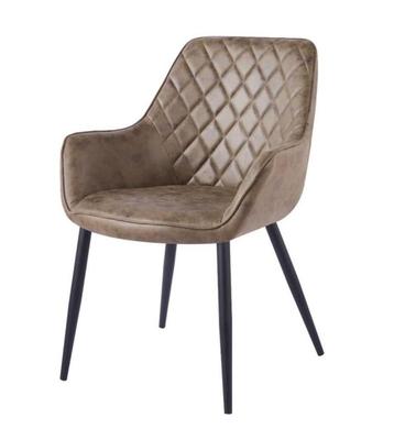 4 Taupe Faux Leren Stoelen beschikbaar voor biedingen