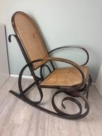 Thonet Stijl Schommelstoel met Rotan, Ophalen