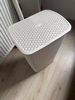 Wasmand blokker wit, Huis en Inrichting, Badkamer | Badkamermeubels, Ophalen, Minder dan 50 cm, Overige typen, Zo goed als nieuw