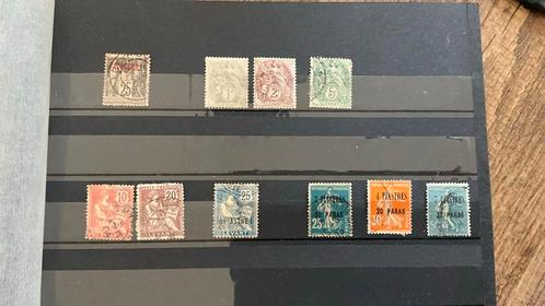#170 Kleine verzameling Frans Levant, Postzegels en Munten, Postzegels | Volle albums en Verzamelingen, Buitenland, Ophalen of Verzenden