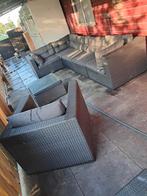 Loungeset  met stoel, Ophalen, Kunststof, Gebruikt, 6 zitplaatsen