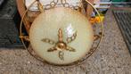 Unieke Plafonniére uit 1930 de maten zijn diameter is 67 cm, Ophalen, Zo goed als nieuw, Glas