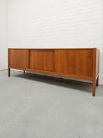 Vintage dressoir dressoirkast lowboard wandkast kast, Ophalen, 150 tot 200 cm, Teakhout, 50 tot 75 cm