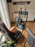 racestoel zonder playstation en tv, Spelcomputers en Games, Spelcomputers | Overige, Ophalen, Gebruikt