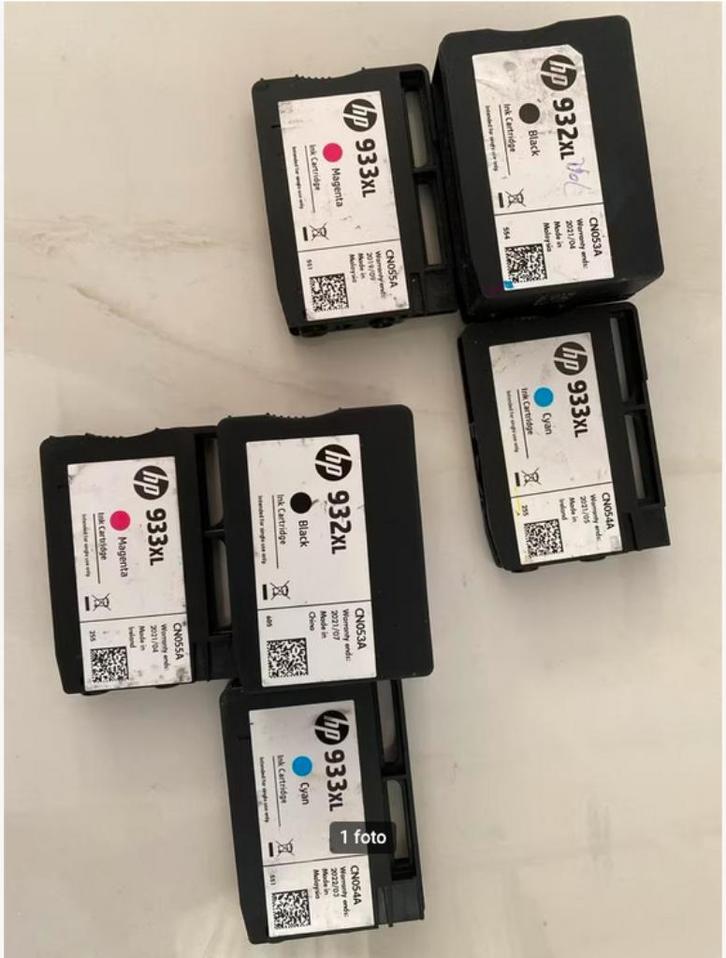 Originele HP 932/933XL Inktcartridges, Computers en Software, Printers, Nieuw, Ophalen of Verzenden
