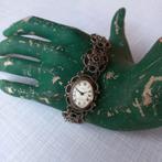 Garonne,dameshorloge, ziver(835),17 Rubis incablok ,Retro., Ophalen of Verzenden, Gebruikt, Zilver, Overige materialen