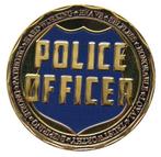 **  Penning Police Officer - Ø 40 mm in capsule **, Ophalen of Verzenden, Overige materialen, Buitenland