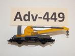 Adv-449 N Spoor Spoorweg Kraanwagon 8502 Fleischmann, Hobby en Vrije tijd, Modeltreinen | N-Spoor, Gelijkstroom, Fleischmann, Wagon