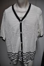BB11 Vest Zwart Wit maat 54, Kleding | Dames, Grote Maten, Ophalen of Verzenden, Zo goed als nieuw, Wit, Trui of Vest