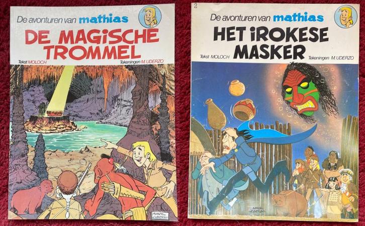 Mathias - deel 1 en 2, Boeken, Stripboeken, Gelezen, Meerdere stripboeken, Ophalen of Verzenden