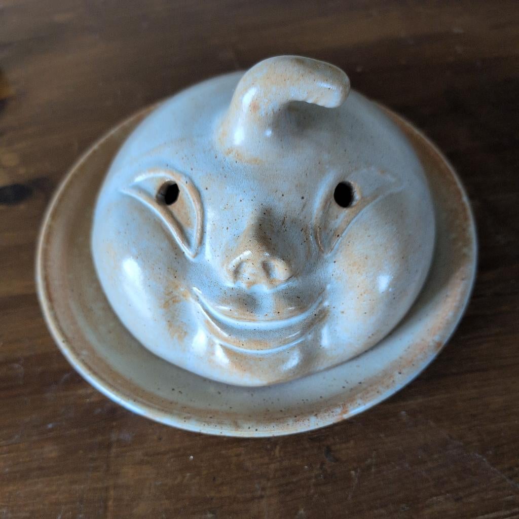 Handgemaakte Keramiek Geurbrander / Decoratie (Gezicht), Ophalen of Verzenden