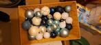 Kerstballen  wit l blauw en d bllauw, Ophalen, Zo goed als nieuw