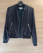 Zwart bomberjack H&M maat 34, H&M, Zwart, Ophalen of Verzenden, Zo goed als nieuw