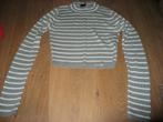 nieuwe groen /wit gestreepte crop top, Coolcat Street, mt S, Kleding | Dames, Verzenden, Nieuw, Coolcat, Lange mouw
