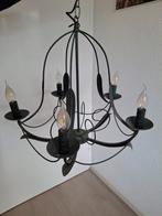 Vintage kroonluchter met 6 lampen, Ophalen of Verzenden, Gebruikt, Metaal, Vintage