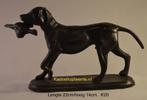 Gietijzeren  Jachthond met Prooi, Verzamelen, Ophalen of Verzenden, Nieuw, Dier