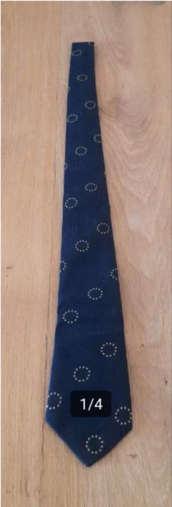 Stropdas Europese Unie lengte 135 cm zelf stroppen nieuw, Verzamelen, Speldjes, Pins en Buttons, Nieuw, Overige onderwerpen, Ophalen of Verzenden