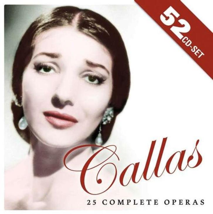 52 CD Box Set Maria Callas 25 Complete Operas, Cd's en Dvd's, Cd's | Klassiek, Zo goed als nieuw, Opera of Operette, Romantiek