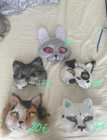 Sale! Therian masks cat fursuit furry beschikbaar voor biedingen
