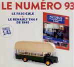 Renault TN4 F GAS 1940 Autobus du Monde schaal 1:43 nr. 93, Verzenden, Nieuw, Bus of Vrachtwagen, Overige merken