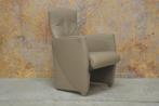 IZG staat beigekleurige leren Jori Vinci design fauteuil!, Design, Leer, 75 tot 100 cm, Zo goed als nieuw