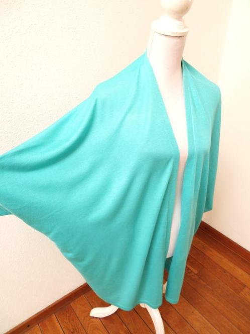 T14 SAMOON by GERRY WEBER vest turquoise blauw 52, Kleding | Dames, Grote Maten, Nieuw, Trui of Vest, Blauw, Ophalen of Verzenden