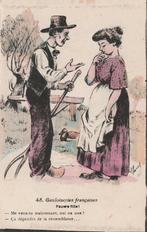 BOER BOERIN UIT 1922 ZEER MOOIE OUDE KAART KK149, Verzenden, 1920 tot 1940, Gelopen, Overige thema's