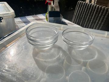 Glazen dessert kommetjes 75 st.  beschikbaar voor biedingen