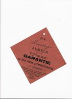 eversleep  almelo  1928  garantiekaart, Overige typen, Zo goed als nieuw, Verzenden