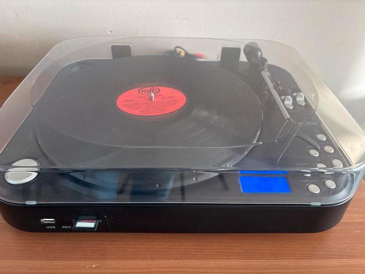 Lenco L-71 Platenspeler met USB & Ingebouwde voorversterker, Audio, Tv en Foto, Platenspelers, Zo goed als nieuw, Platenspeler