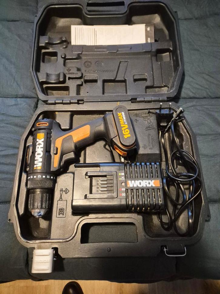 Accuboor, Doe-het-zelf en Verbouw, Gereedschap | Boormachines, Gebruikt, Boor- en Schroefmachine, Minder dan 400 watt, Ophalen