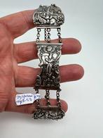 Antieke zilveren armband. Gemaakt van bijbelslot., Armband, Zilver, Verzenden