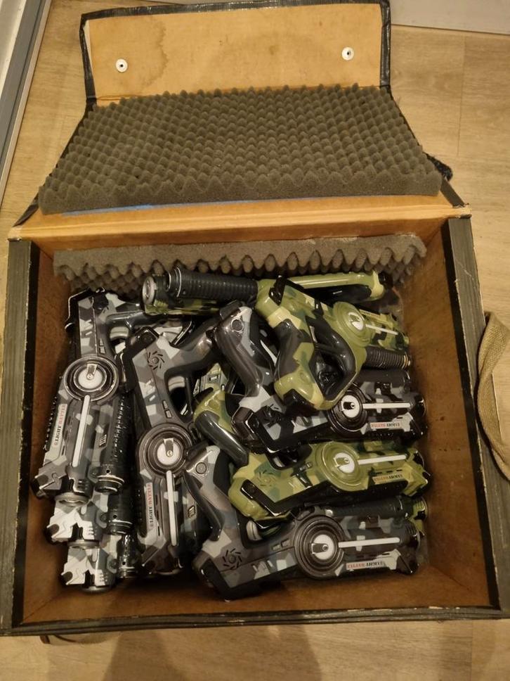 Laserguns te huur - Compleet pakket!, Kinderen en Baby's, Speelgoed | Buiten | Actiespeelgoed, Zo goed als nieuw, Ophalen