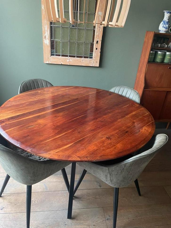 Ronde eettafel 140*140*78, Huis en Inrichting, Tafels | Eettafels, Nieuw, 100 tot 150 cm, Rond, Ophalen