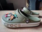 Originele CROCS mt 40/41 zgan met Jibbitz fitness, Ophalen, Instappers, Zo goed als nieuw, Crocs