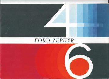 Brochure Ford ZEPHYR 4 en 6, 1962 (NL). beschikbaar voor biedingen