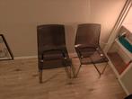 2x IKEA TOBIAS donkergrijs, Huis en Inrichting, Stoelen, Ophalen, Grijs, Twee