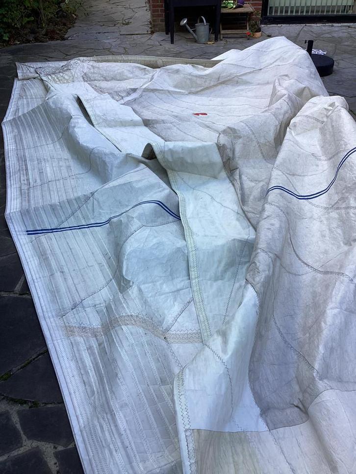 Genua zeil - De Vries Sails rolgenua, Watersport en Boten, Zeilen en Zeiltoebehoren, Gebruikt, Genua of Fok, 30 tot 60 m², 6 meter of meer