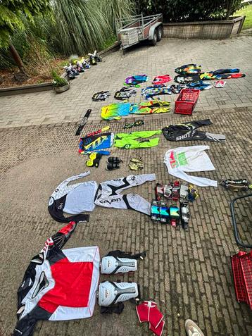 Motorcross mx kleren bescherming en brillen gebruikt beschikbaar voor biedingen