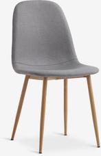 Jysk Jonstrup eetkamerstoelen 4x grijs, Huis en Inrichting, Ophalen, Gebruikt, Grijs, Vier
