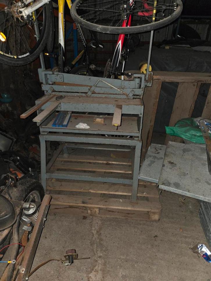 Handbediende plaatschaar, Doe-het-zelf en Verbouw, Gereedschap | Overige machines, Nieuw, Ophalen