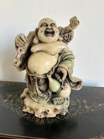 Grote lachende Boeddha, gemerkt aan de onderzijde, Ophalen of Verzenden, Zo goed als nieuw